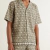 Maitan Passetto Camp-Collar Printed Lyocell Shirt - FR