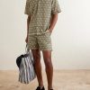 Maitan Passetto Camp-Collar Printed Lyocell Shirt - OU