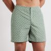 Bulldog Portico Straight-Leg Mid-Length Printed Swim Shorts - OU