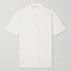 Burnham Tie Stitch II Silk and Cotton-Blend Polo Shirt Burnham Tie Stitch II Silk and Cotton-Blend Polo Shirt