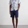 Maitan Camp-Collar Printed Silk-Satin Shirt - OU Maitan Camp-Collar Printed Silk-Satin Shirt - OU