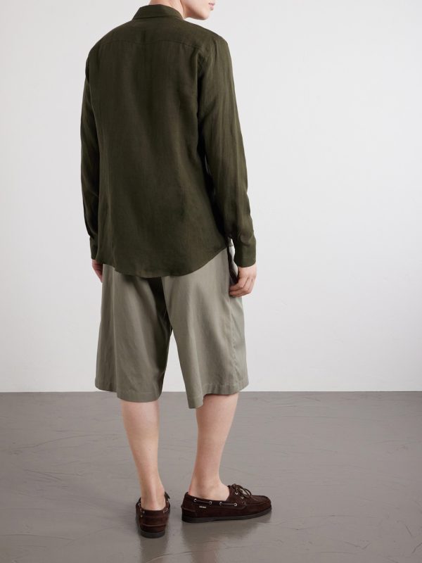 Giles Linen Shirt - BK