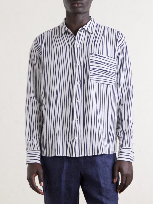 Grasmoor Striped Linen Shirt - FR