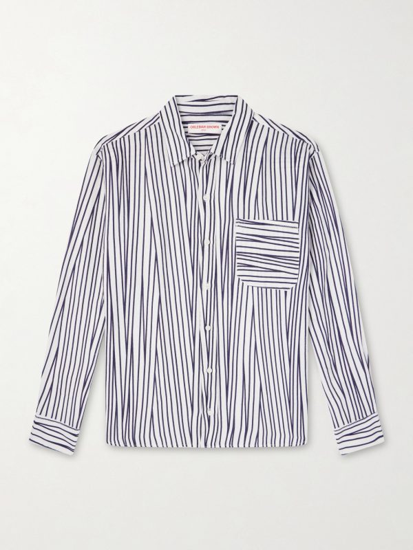 Grasmoor Striped Linen Shirt