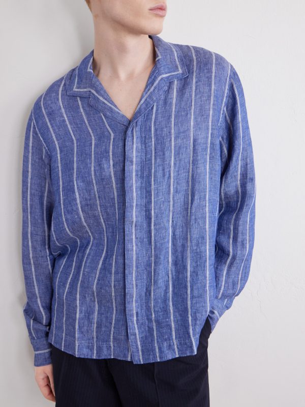 Sylvan Striped Linen Shirt - CU Sylvan Striped Linen Shirt - CU
