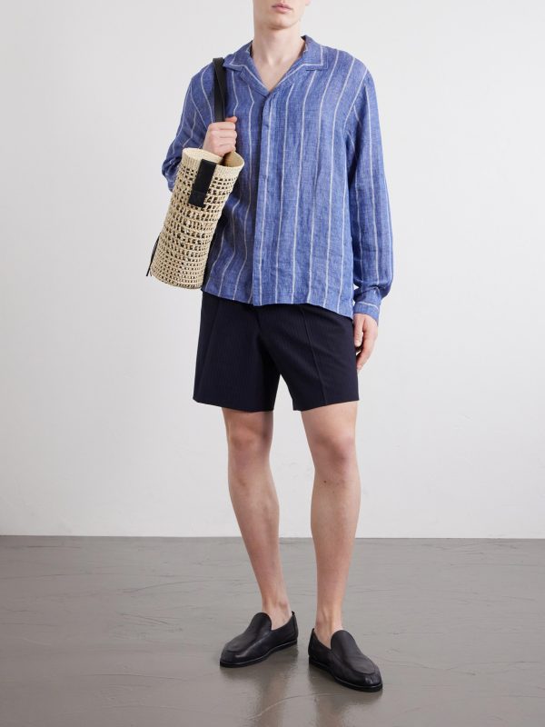 Sylvan Striped Linen Shirt - OU Sylvan Striped Linen Shirt - OU