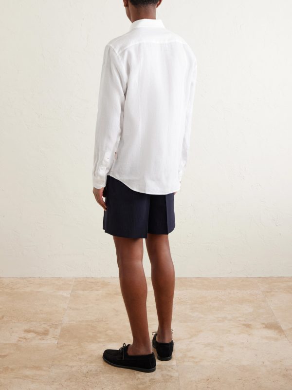 Mirabello Embroidered Linen Shirt - BK