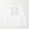 Mirabello Embroidered Linen Shirt