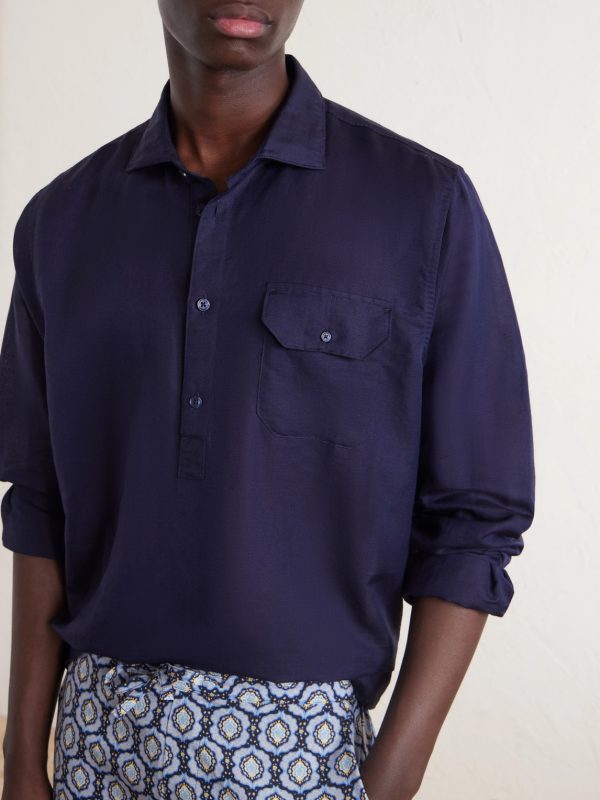 Cesare Linen and Cotton-Blend Shirt - CU
