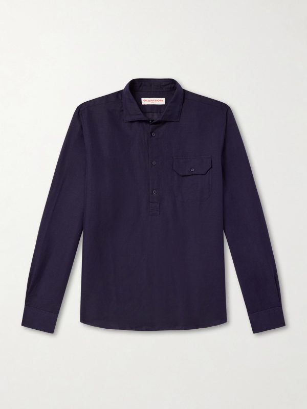 Cesare Linen and Cotton-Blend Shirt