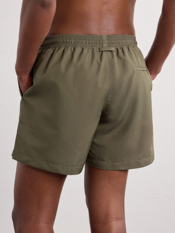 Boxer III Straight-Leg Mid-Length Swim Shorts - BK Boxer III Straight-Leg Mid-Length Swim Shorts - BK