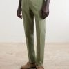 Griffon Tapered Linen Trousers - FR
