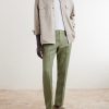 Griffon Tapered Linen Trousers - OU