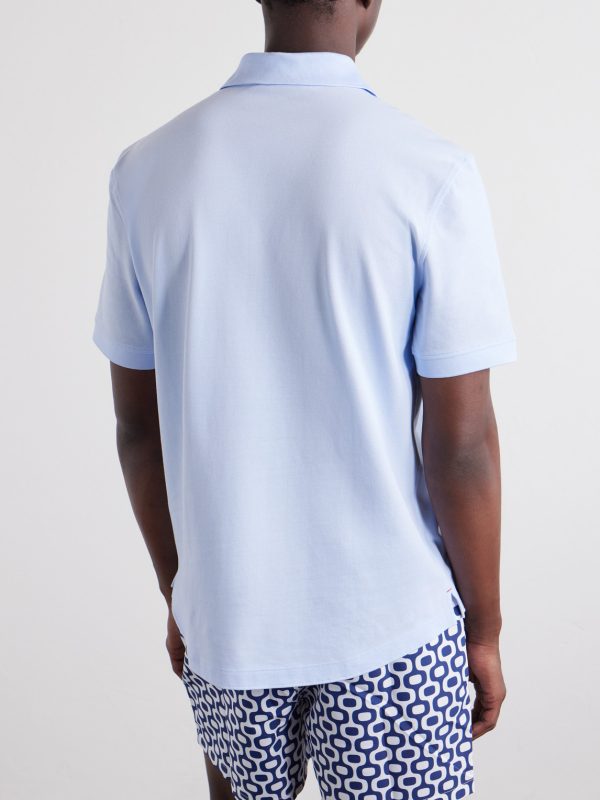 Bruno Cotton-Piqué Polo Shirt - BK Bruno Cotton-Piqué Polo Shirt - BK