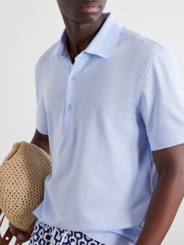 Bruno Cotton-Piqué Polo Shirt - CU Bruno Cotton-Piqué Polo Shirt - CU