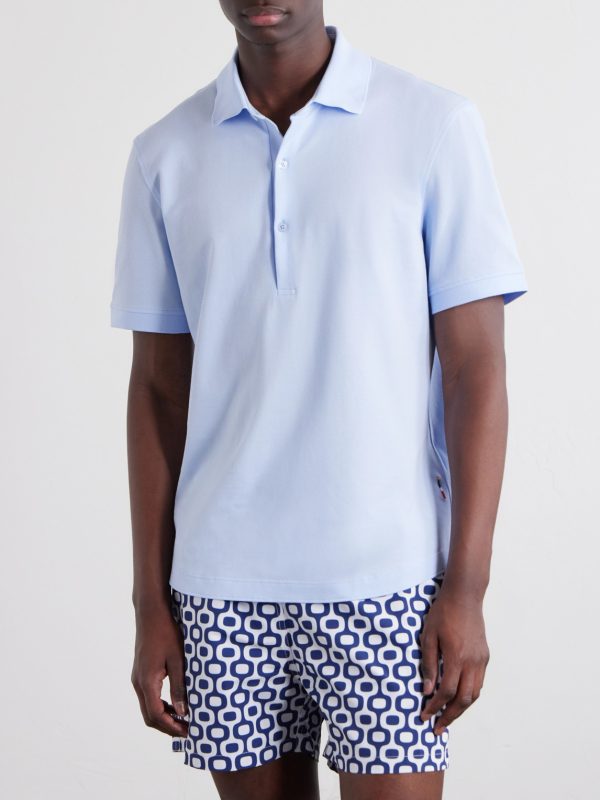 Bruno Cotton-Piqué Polo Shirt - FR Bruno Cotton-Piqué Polo Shirt - FR