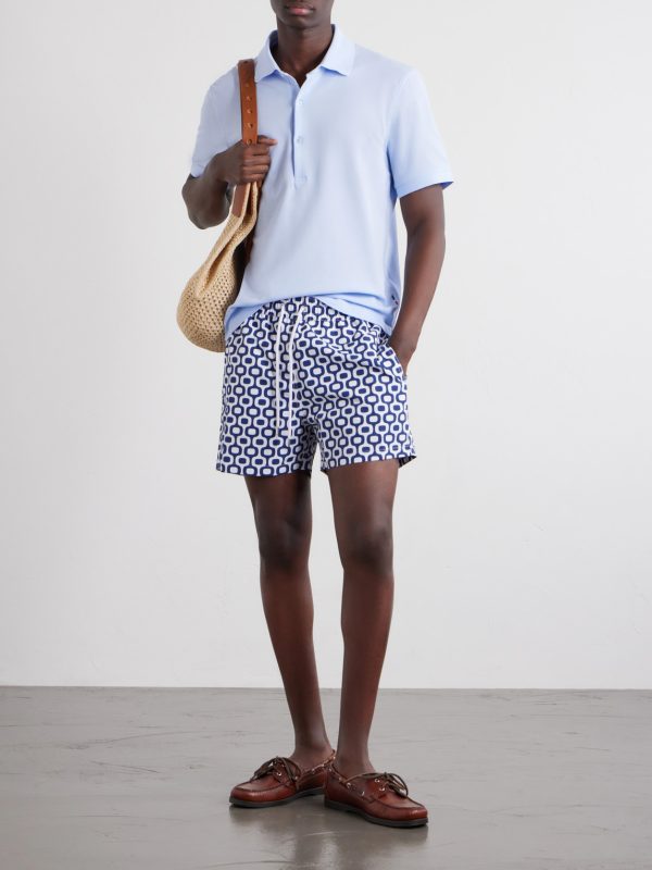 Bruno Cotton-Piqué Polo Shirt - OU Bruno Cotton-Piqué Polo Shirt - OU