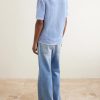 Batten Striped Open-Knit Cotton Polo Shirt - BK Batten Striped Open-Knit Cotton Polo Shirt - BK