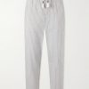 Sonoran Straight-Leg Striped Cotton-Blend Seersucker Trousers Sonoran Straight-Leg Striped Cotton-Blend Seersucker Trousers