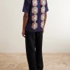 Broderie Anglaise Cotton Shirt - BK Broderie Anglaise Cotton Shirt - BK