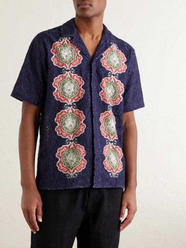 Broderie Anglaise Cotton Shirt - FR Broderie Anglaise Cotton Shirt - FR