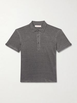Sebastian Linen-Jersey Polo Shirt
