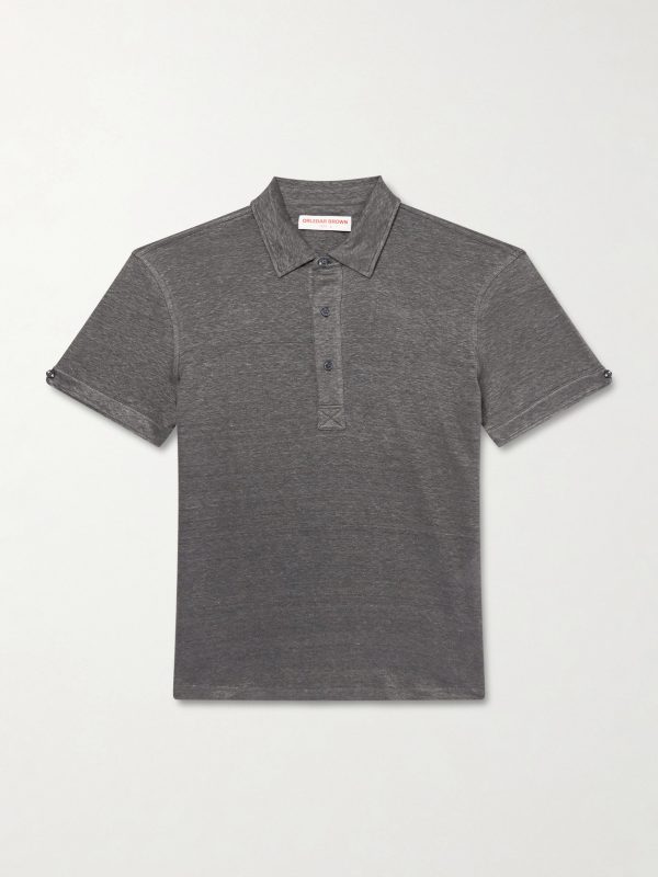 Sebastian Linen-Jersey Polo Shirt Sebastian Linen-Jersey Polo Shirt