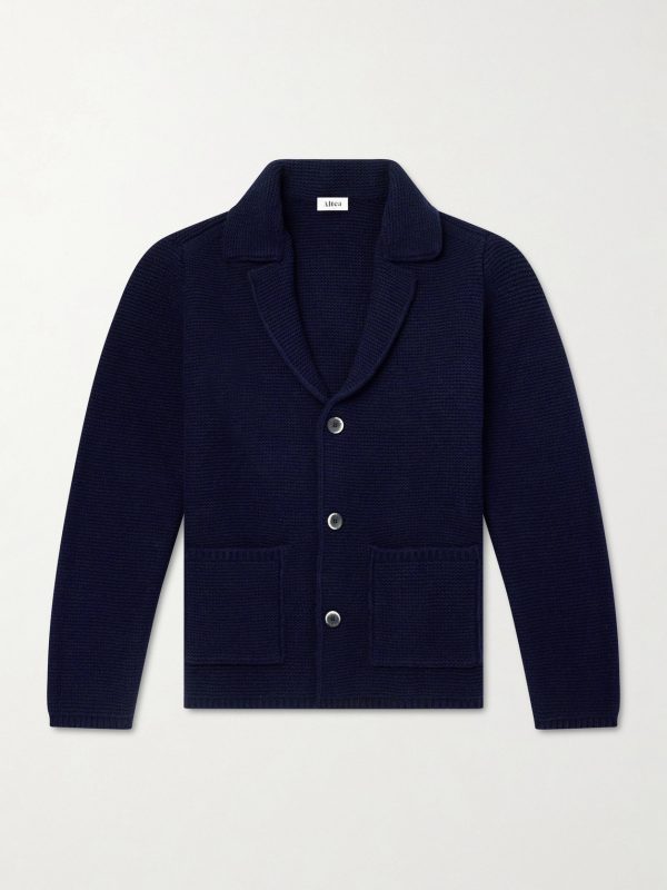 Knitted Virgin Wool Blazer Knitted Virgin Wool Blazer