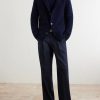 Knitted Virgin Wool Blazer - OU Knitted Virgin Wool Blazer - OU