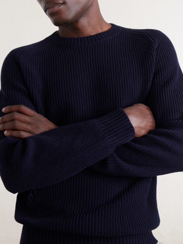 Ribbed Virgin Wool Sweater - CU Ribbed Virgin Wool Sweater - CU