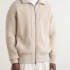 Ribbed Virgin Wool Cardigan - FR Ribbed Virgin Wool Cardigan - FR