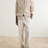 Ribbed Virgin Wool Cardigan - OU Ribbed Virgin Wool Cardigan - OU
