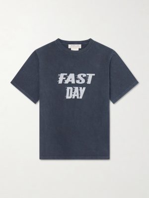 Fast Day Printed Cotton-Jersey T-Shirt