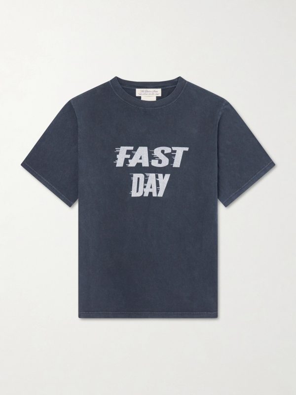 Fast Day Printed Cotton-Jersey T-Shirt Fast Day Printed Cotton-Jersey T-Shirt