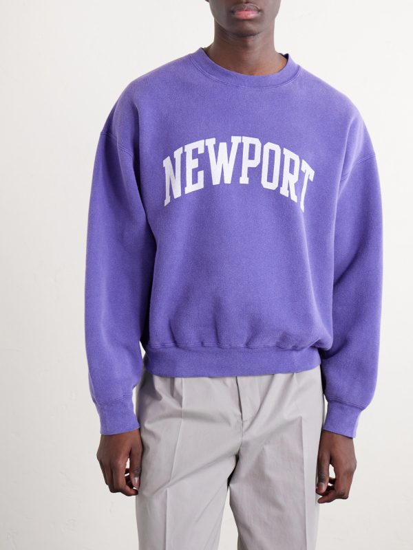 Newport Printed Cotton-Jersey Sweatshirt - FR Newport Printed Cotton-Jersey Sweatshirt - FR