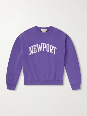 Newport Printed Cotton-Jersey Sweatshirt
