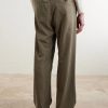 Straight-Leg Twill Trousers - BK Straight-Leg Twill Trousers - BK
