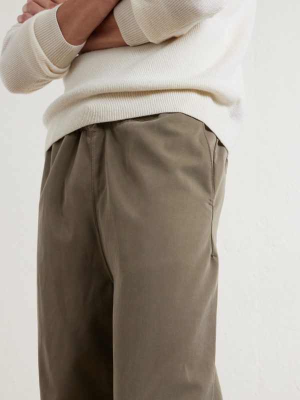 Straight-Leg Twill Trousers - CU Straight-Leg Twill Trousers - CU