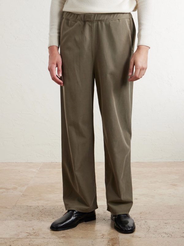 Straight-Leg Twill Trousers - FR Straight-Leg Twill Trousers - FR