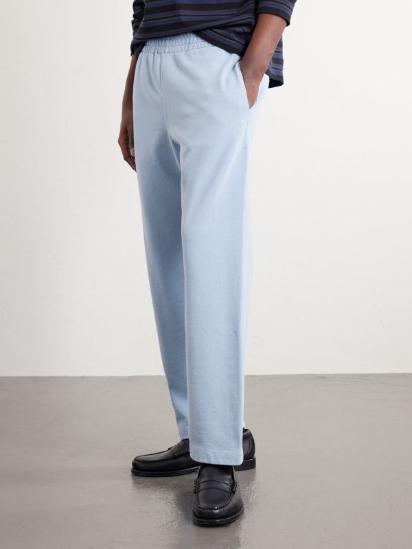 Straight-Leg Cotton-Jersey Sweatpants - FR Straight-Leg Cotton-Jersey Sweatpants - FR