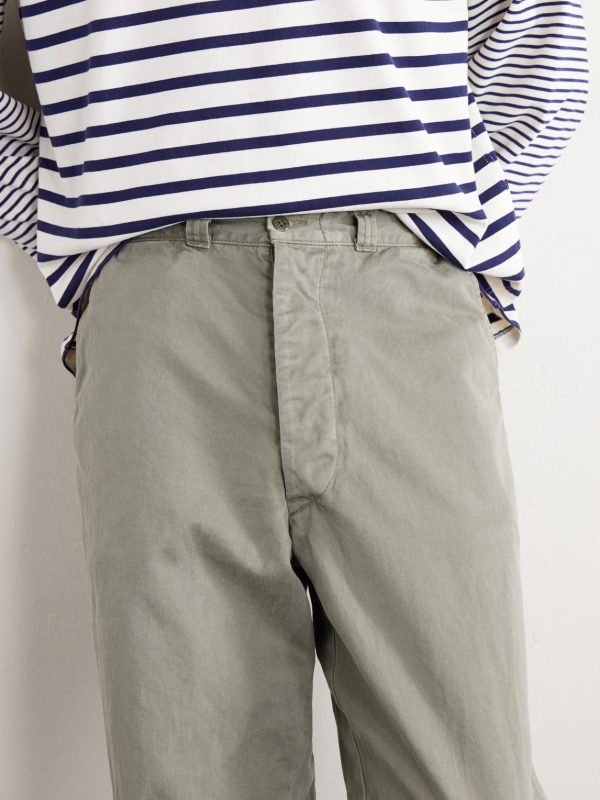 Straight-Leg Cotton Trousers - CU