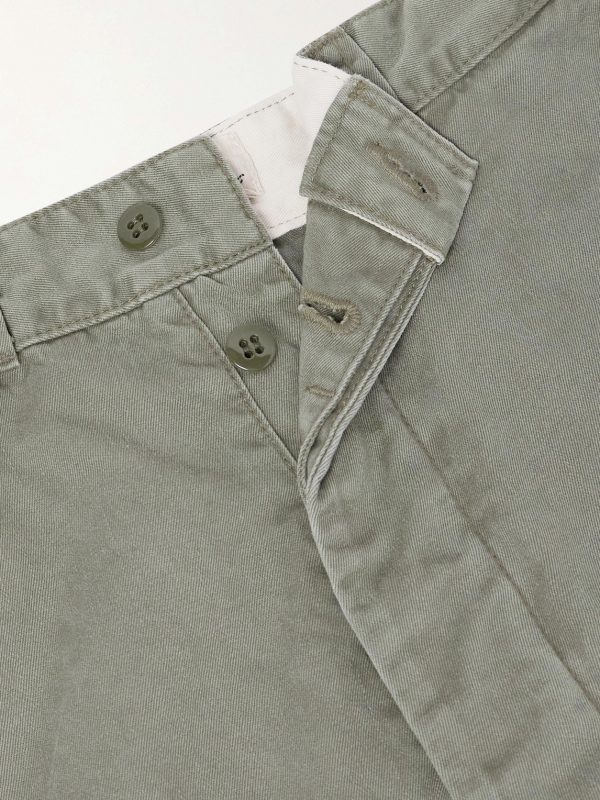 Straight-Leg Cotton Trousers - E1