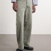 Straight-Leg Cotton Trousers - FR