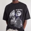Howling Wolves Printed Cotton-Jersey T-Shirt - CU Howling Wolves Printed Cotton-Jersey T-Shirt - CU