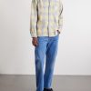 Checked Cotton Shirt - OU Checked Cotton Shirt - OU