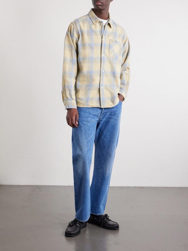 Checked Cotton Shirt - OU Checked Cotton Shirt - OU