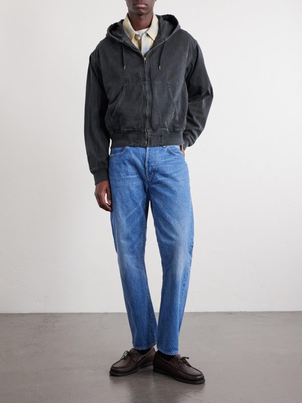 Cotton-Twill Hooded Blouson Jacket - OU
