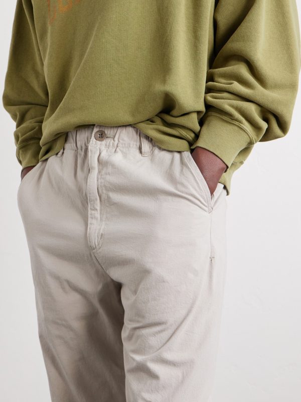 Straight-Leg Cotton-Twill Trousers - CU Straight-Leg Cotton-Twill Trousers - CU
