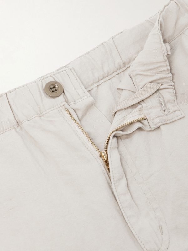 Straight-Leg Cotton-Twill Trousers - E1 Straight-Leg Cotton-Twill Trousers - E1