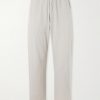 Straight-Leg Cotton-Twill Trousers Straight-Leg Cotton-Twill Trousers
